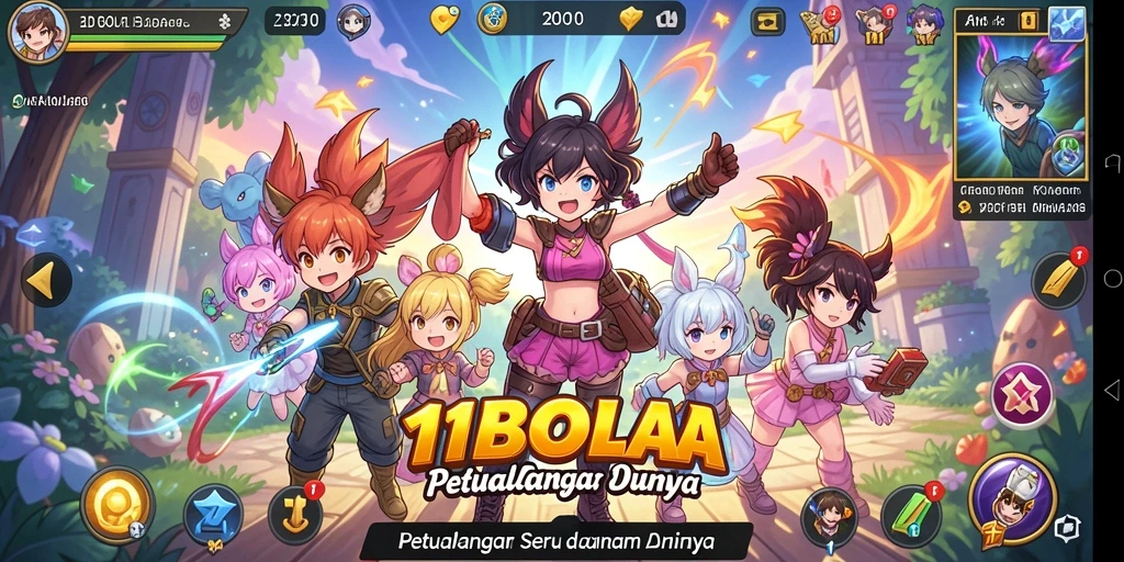 Gameplay <strong>11BOLA</strong> dengan karakter Anime yang menakjubkan.