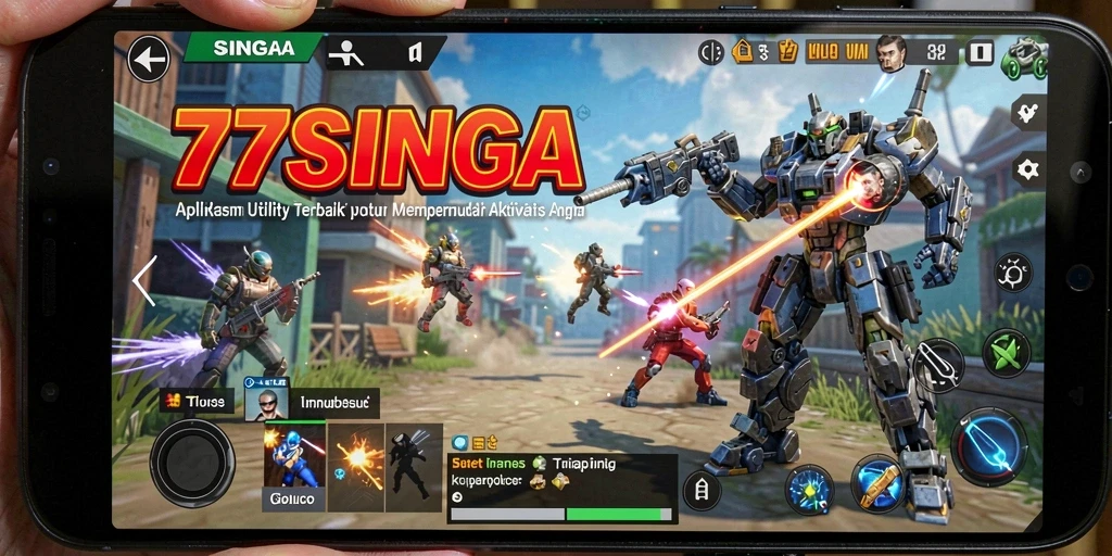 Tampilan antarmuka 77SINGA yang sederhana dan fungsional.