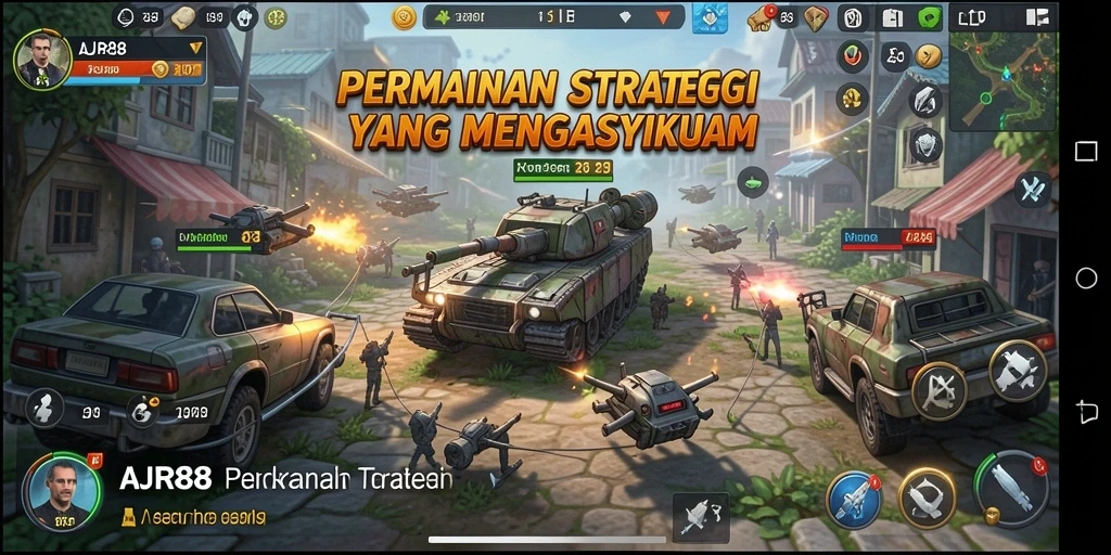 Tampilan gameplay AJR88 yang strategis dan mendebarkan.