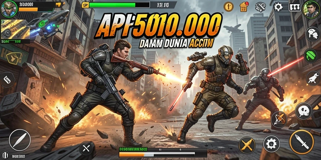 Gameplay seru dalam API5000 dengan aksi mendebarkan.