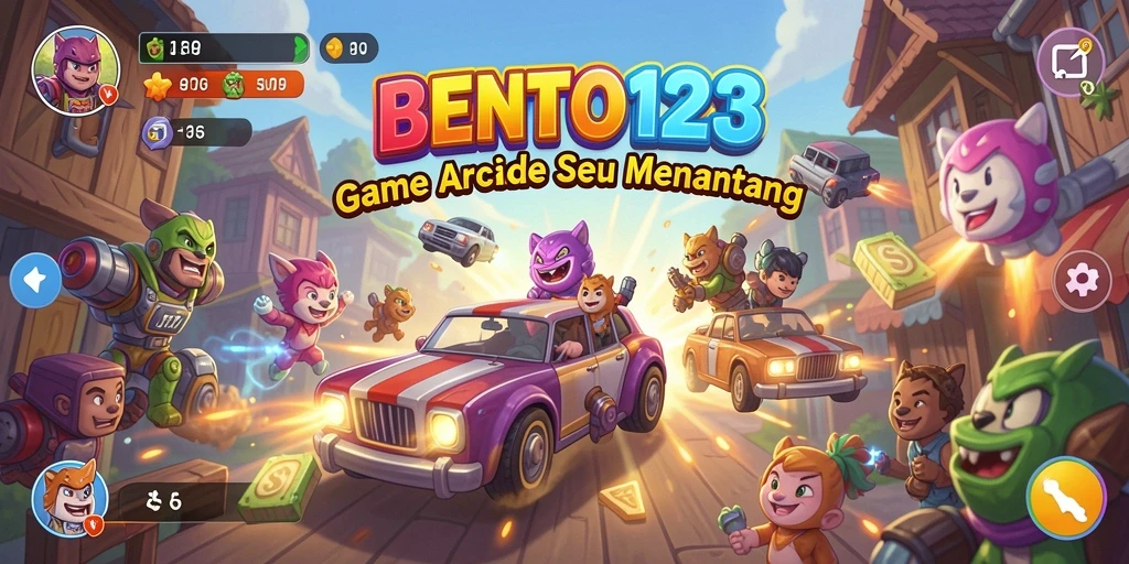 Screenshot gameplay BENTO123 yang penuh warna dan menantang.