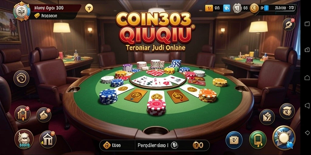 Tampilan gameplay seru dari COIN303 yang menarik.