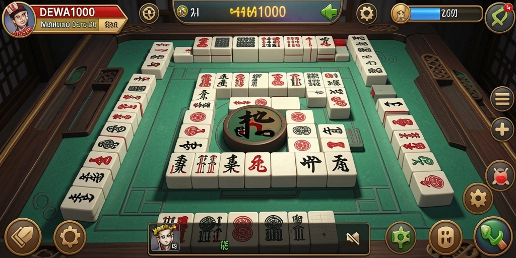 Tampilan gameplay DEWA1000 yang menarik dan menantang.