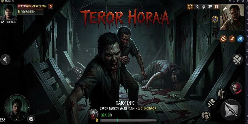 Gameplay E88 yang menyeramkan dan menegangkan saat berada dalam kegelapan.