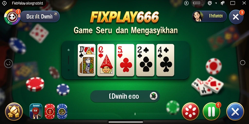 Tampilan gameplay FIXPLAY666 yang menarik dan interaktif.