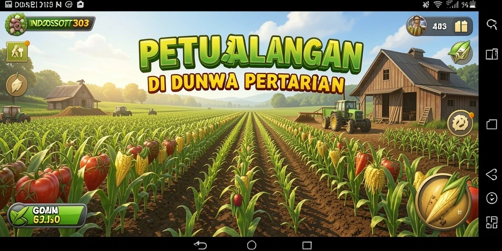 Gameplay menarik di INDOSLOT303 dengan elemen berkebun yang seru.