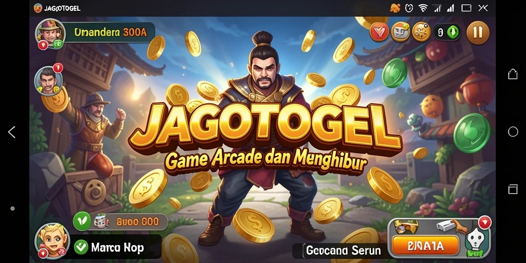 Tampilan gameplay seru dan penuh warna dari JAGOTOGEL.
