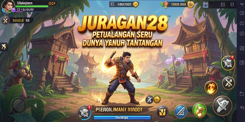 Gameplay JURAGAN28 yang mendebarkan dan penuh tantangan.