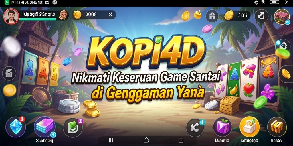 Tampilan gameplay KOPI4D yang menarik dan seru