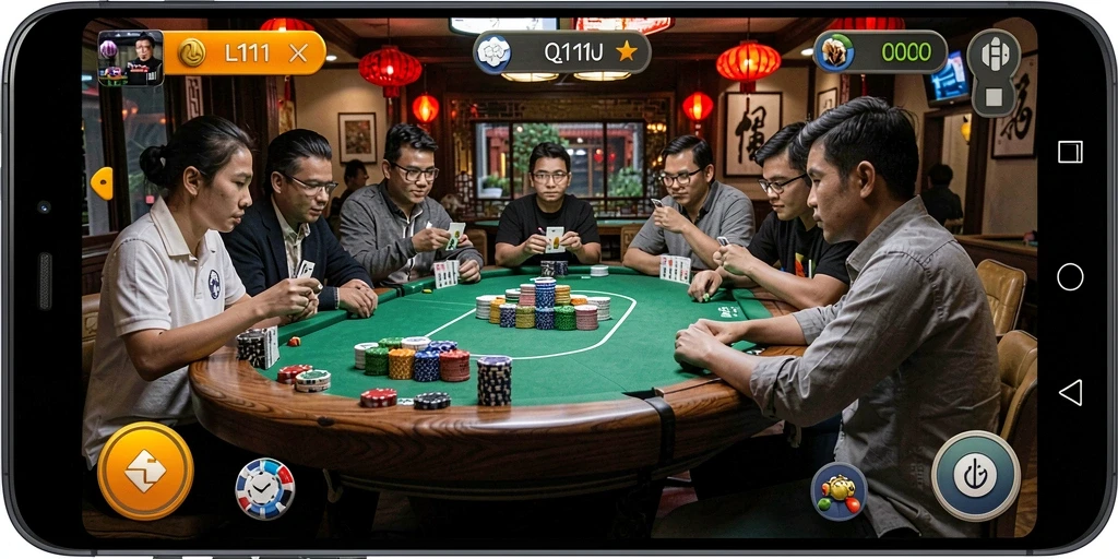 Tampilan gameplay QiuQiu yang mendebarkan di LG111.