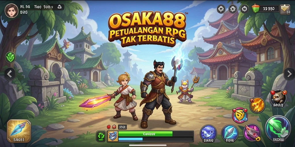 Screenshot dari gameplay seru <strong>OSAKA88</strong>, penuh aksi dan petualangan.