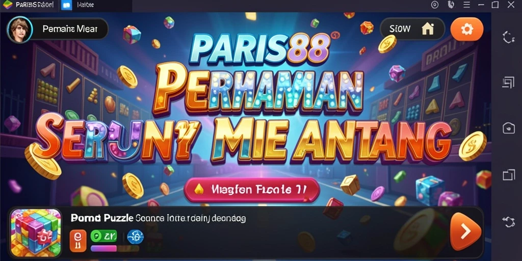Screenshot PARIS88 menampilkan gameplay Puzzle yang menantang dan interaktif.