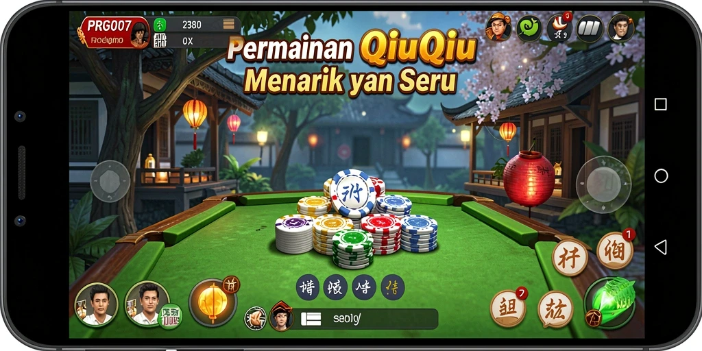 Screenshot gameplay QiuQiu yang seru dan menarik.