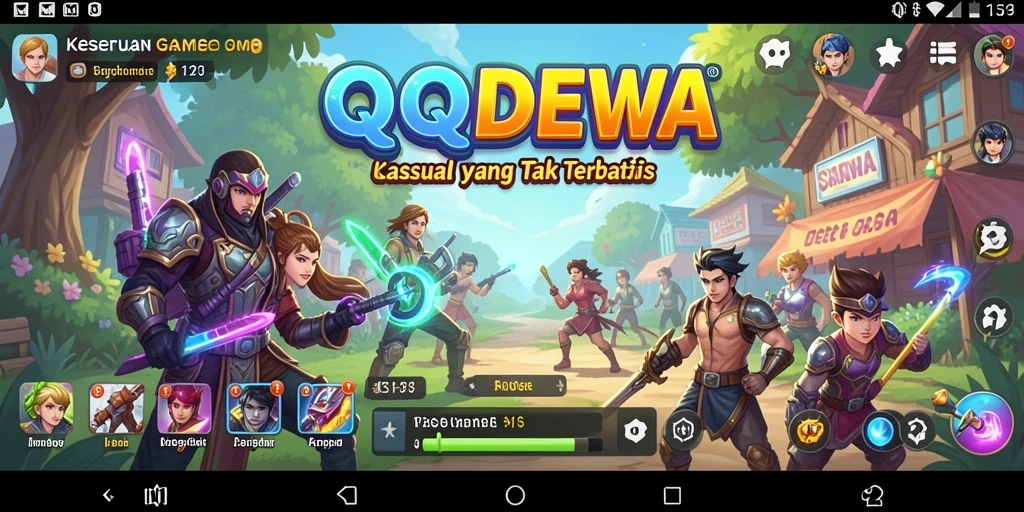 Screenshot utama QQDEWA menampilkan gameplay yang seru dan menegangkan.
