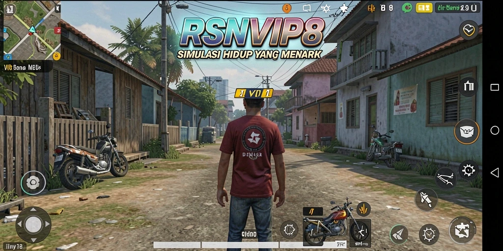 Tampilan gameplay RSNVIP8 yang menarik dalam simulasi kehidupan.