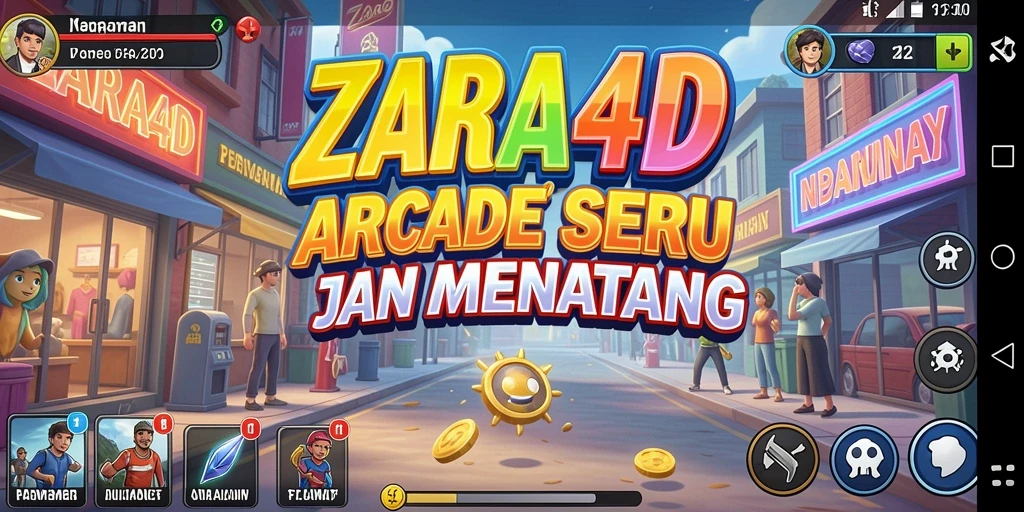 Tampilan gameplay ZARA4D yang menegangkan dan seru.
